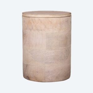 Mango Wood Container - Ø 12